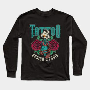 Tattoo Design Studio Long Sleeve T-Shirt